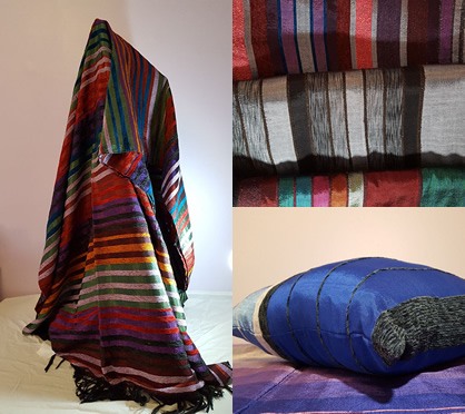 Sabra Silk Throws And Cussions